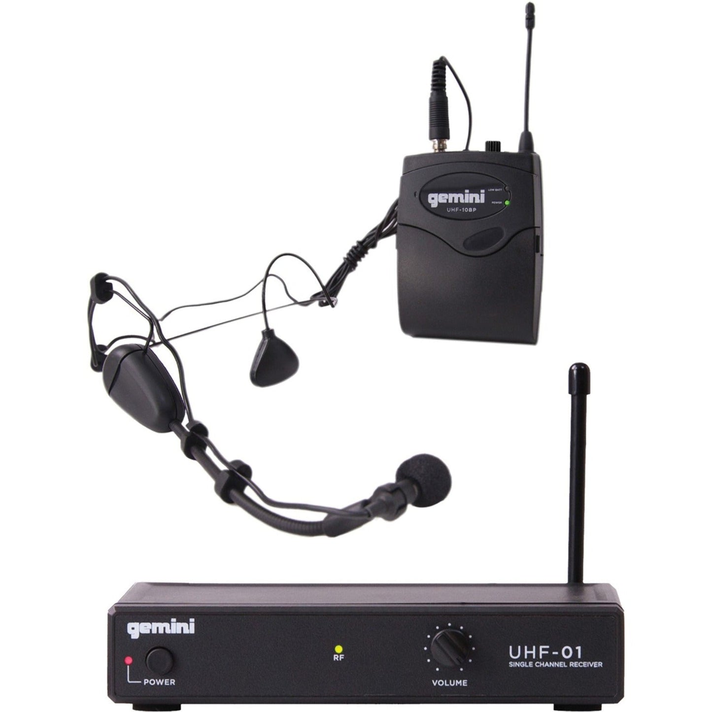 gemini UHF - 01HL: Wireless Microphone System - electronicsexpo.com - Microphones