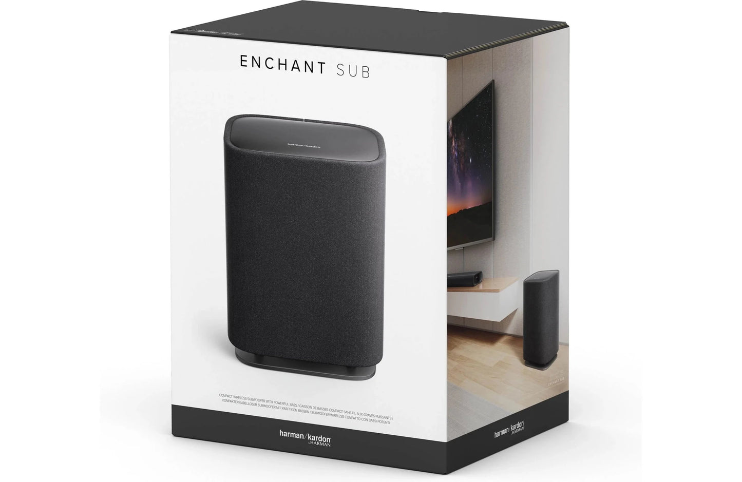 Harman Kardon Enchant Sub 2 6-1/2" Wireless Powered Subwoofer for Harman Kardon Enchant Sound Bars - electronicsexpo.com-Subwoofers
