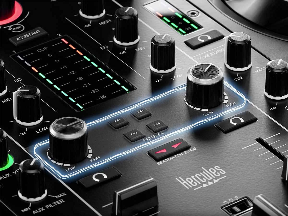 Hercules DJControl Inpulse 500 2 - Deck USB DJ Controller for Serato DJ and DJUCED - electronicsexpo.com - Controllers