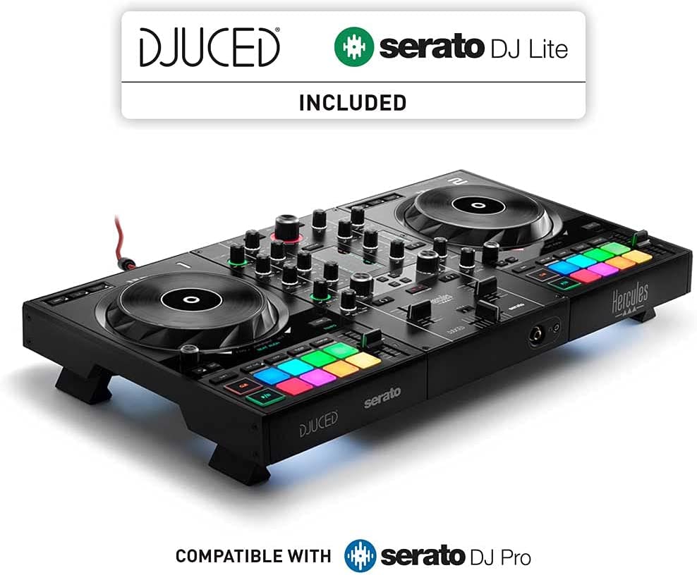 Hercules DJControl Inpulse 500 2 - Deck USB DJ Controller for Serato DJ and DJUCED - electronicsexpo.com - Controllers