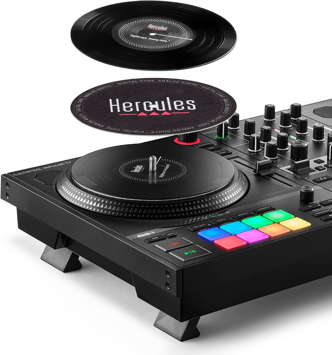 Hercules DJControl Inpulse T7, 2 Deck Motorized DJ Controller - electronicsexpo.com - Controllers
