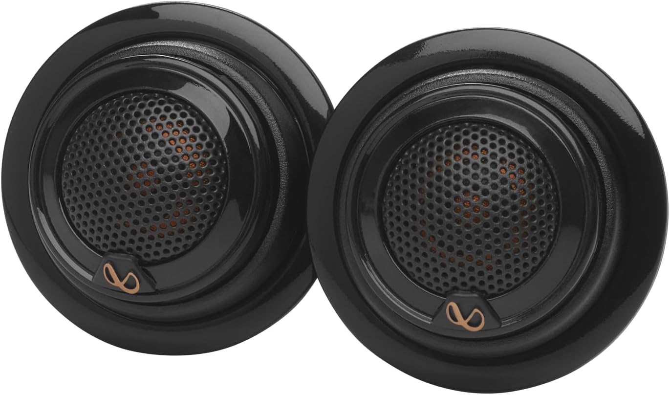 Infinity Reference REF757T Reference Series 3/4" Textile Dome Tweeters (Pair) - electronicsexpo.com - Car Speakers