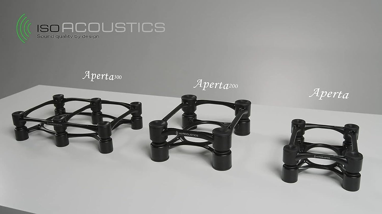 IsoAcoustics Aperta Series Isolation Speaker Stands with Tilt Adjustment (Pair) - electronicsexpo.com - Speaker Accessories
