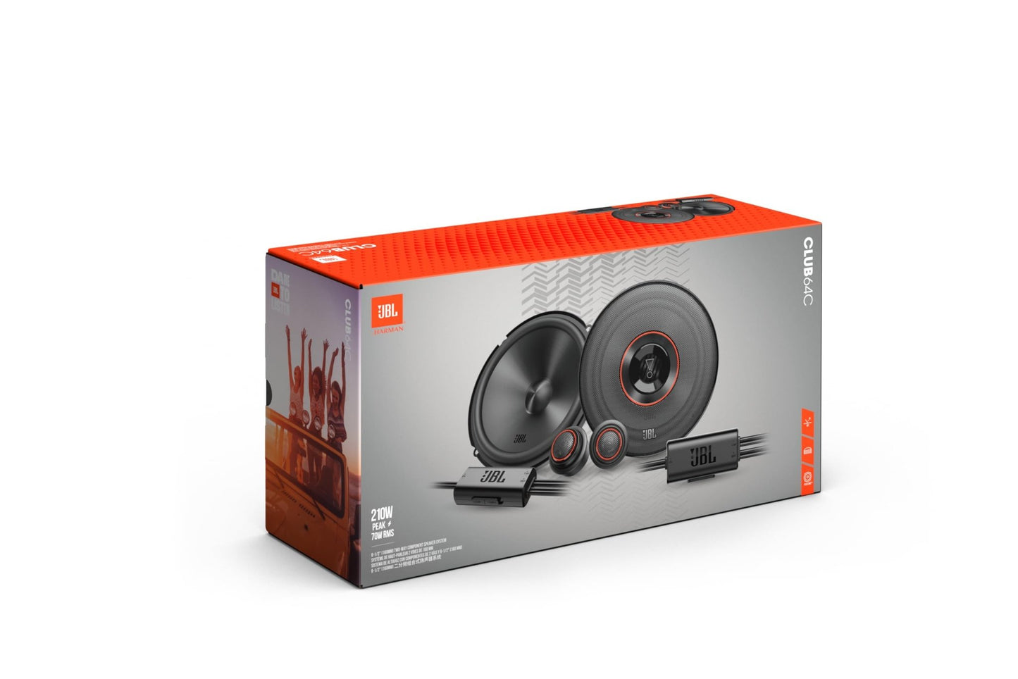 JBL Club 64C Club Series 6 - 1/2" Component Speaker System - electronicsexpo.com - Car Speakers