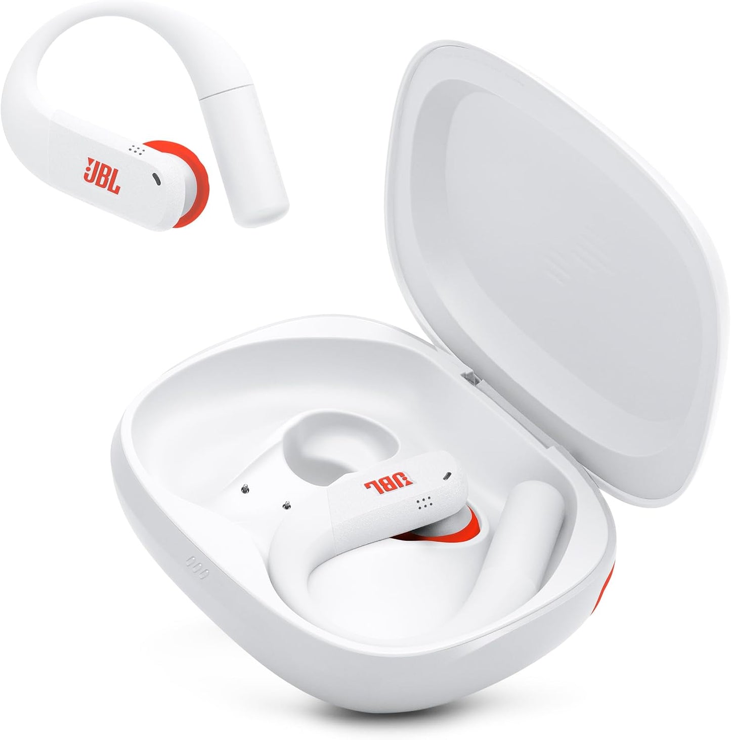 JBL Endurance Peak 4 True Wireless Noise Cancelling Sport Earbuds with Case White (Bundle) - electronicsexpo.com-Headphones