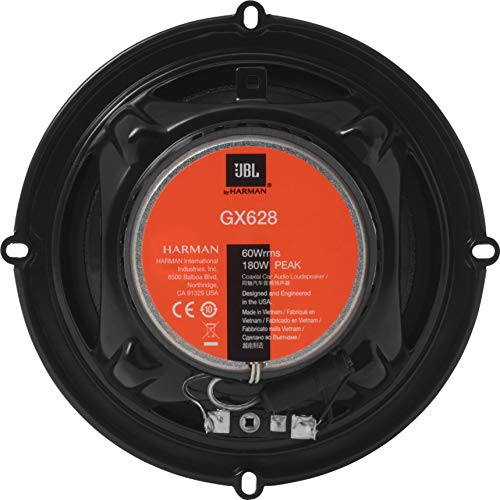 JBL GX628 GX Series 6.5" 180W Peak Power 2 - Way Coaxial Car Loudspeakers (Pair) - electronicsexpo.com - Car Speakers