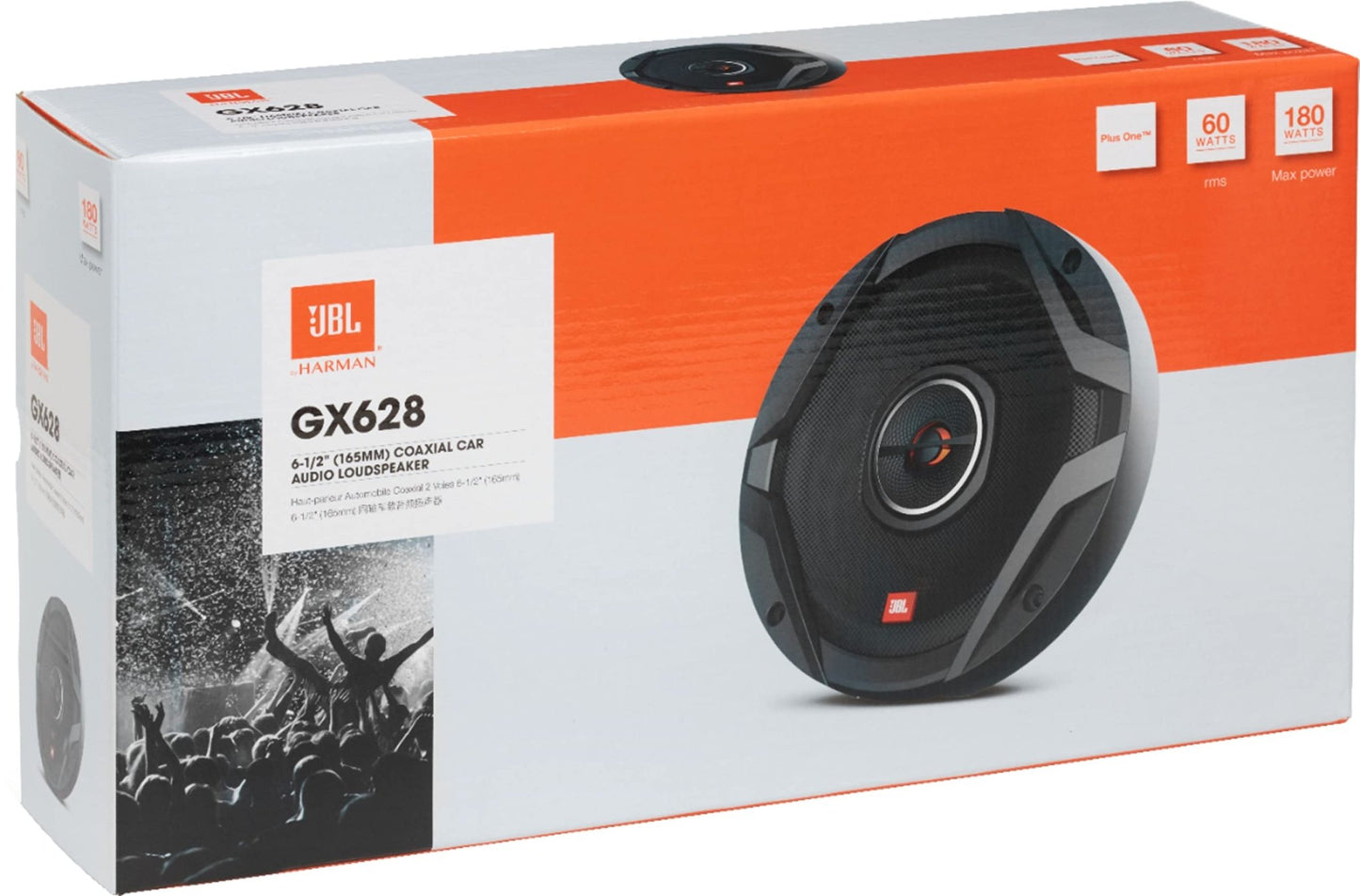 JBL GX628 GX Series 6.5" 180W Peak Power 2 - Way Coaxial Car Loudspeakers (Pair) - electronicsexpo.com - Car Speakers