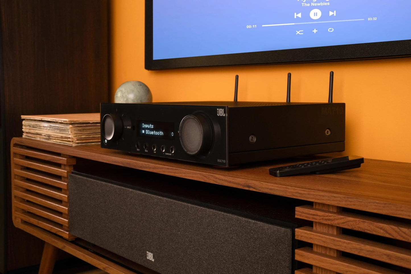 JBL MA710 7.2 - Channel Home Theater Receiver with Wi - Fi, Bluetooth, Apple AirPlay 2, Google Cast and Dolby Atmos - electronicsexpo.com - Home Theater Receivers
