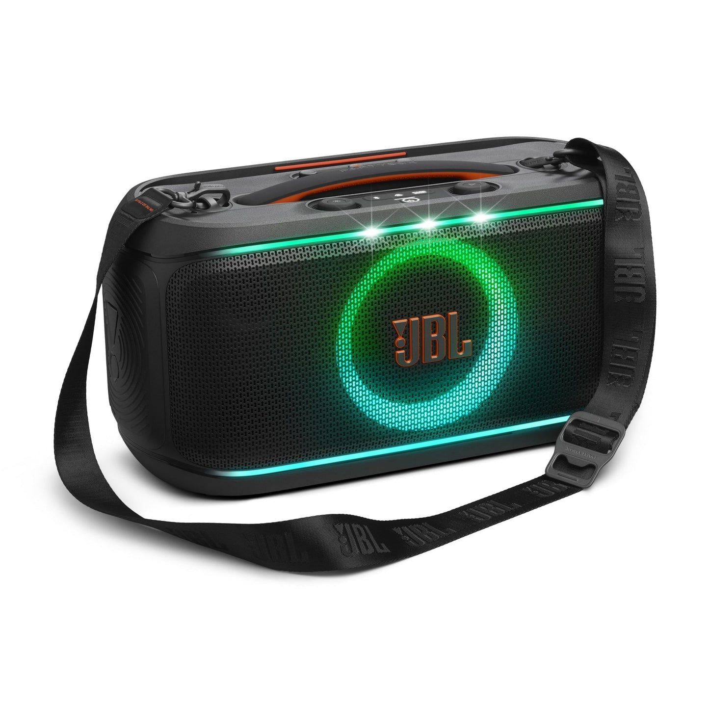 JBL PartyBox On - the - Go 2 Plus Portable Bluetooth Speaker with Light Display and Wireless Mic with AI Vocal Removal - electronicsexpo.com - Bluetooth Speakers