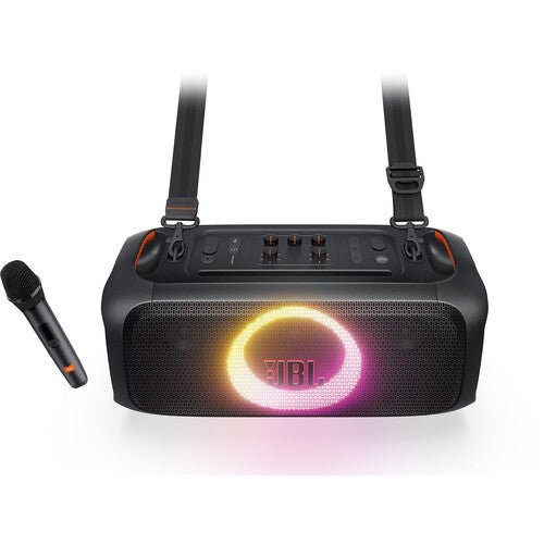 JBL PartyBox On - the - Go Essential Portable Wireless Party Speaker with Microphone - electronicsexpo.com - Bluetooth Speakers