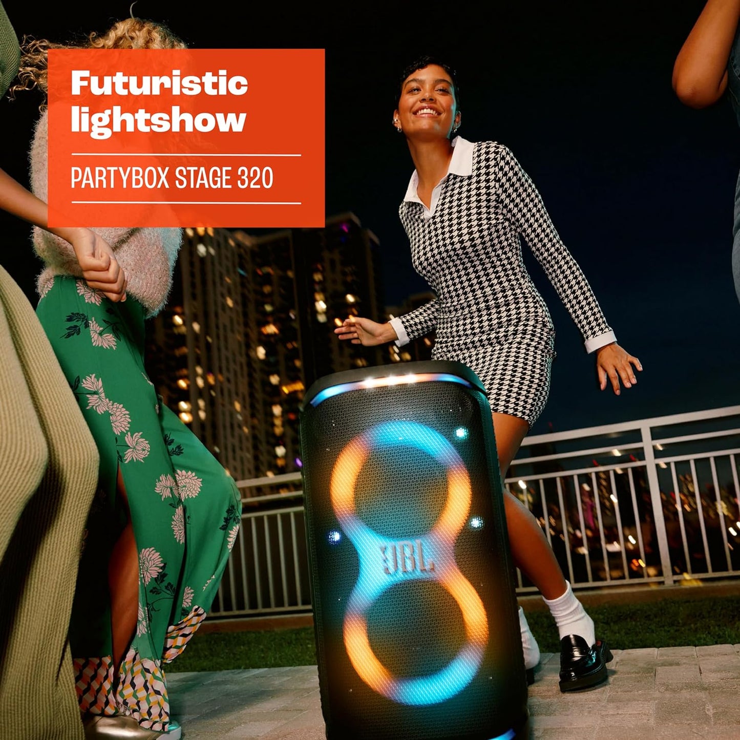 JBL PartyBox Stage 320 Portable Party Speaker (White) - electronicsexpo.com - Bluetooth Speakers