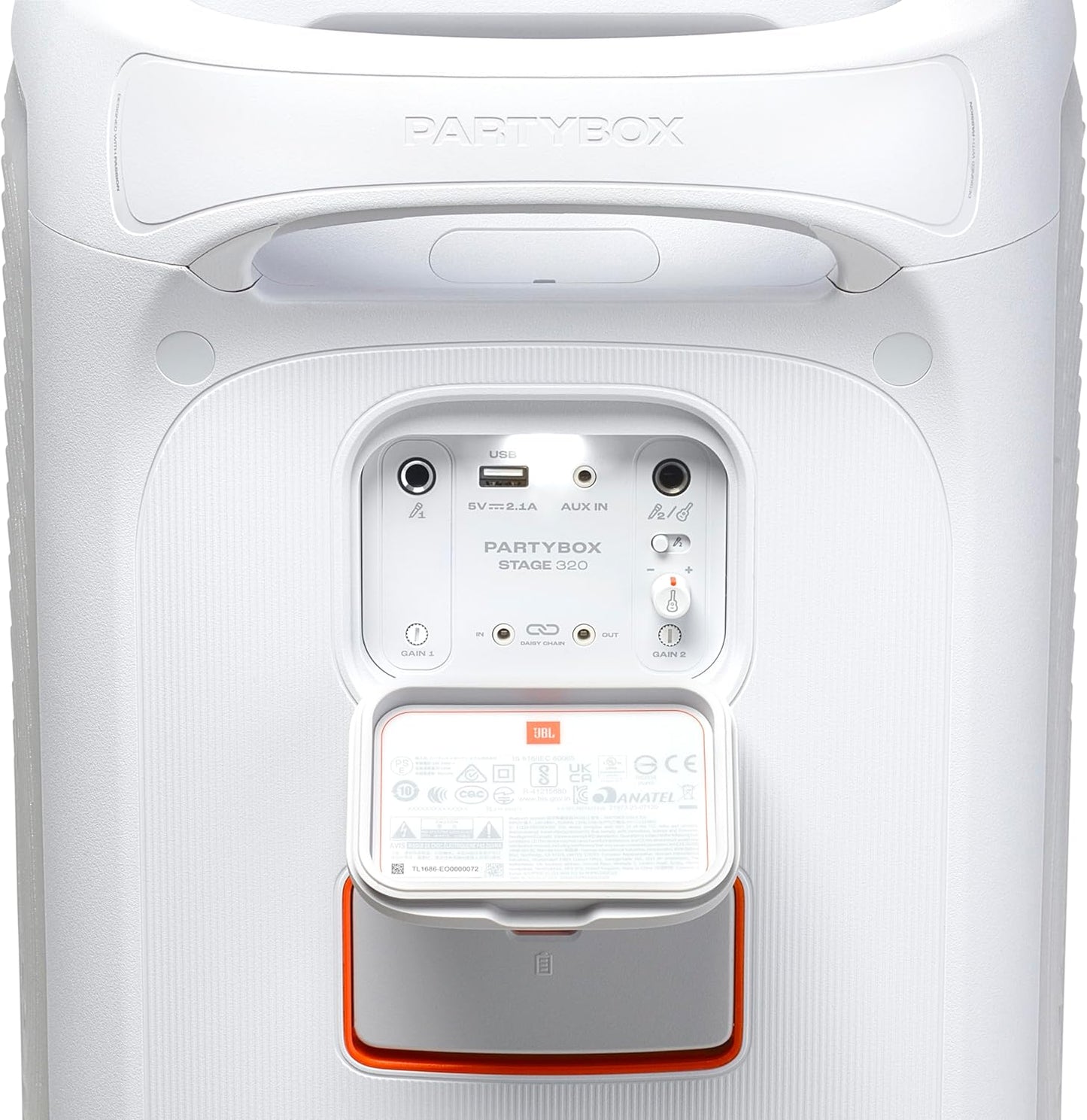 JBL PartyBox Stage 320 Portable Party Speaker (White) - electronicsexpo.com - Bluetooth Speakers
