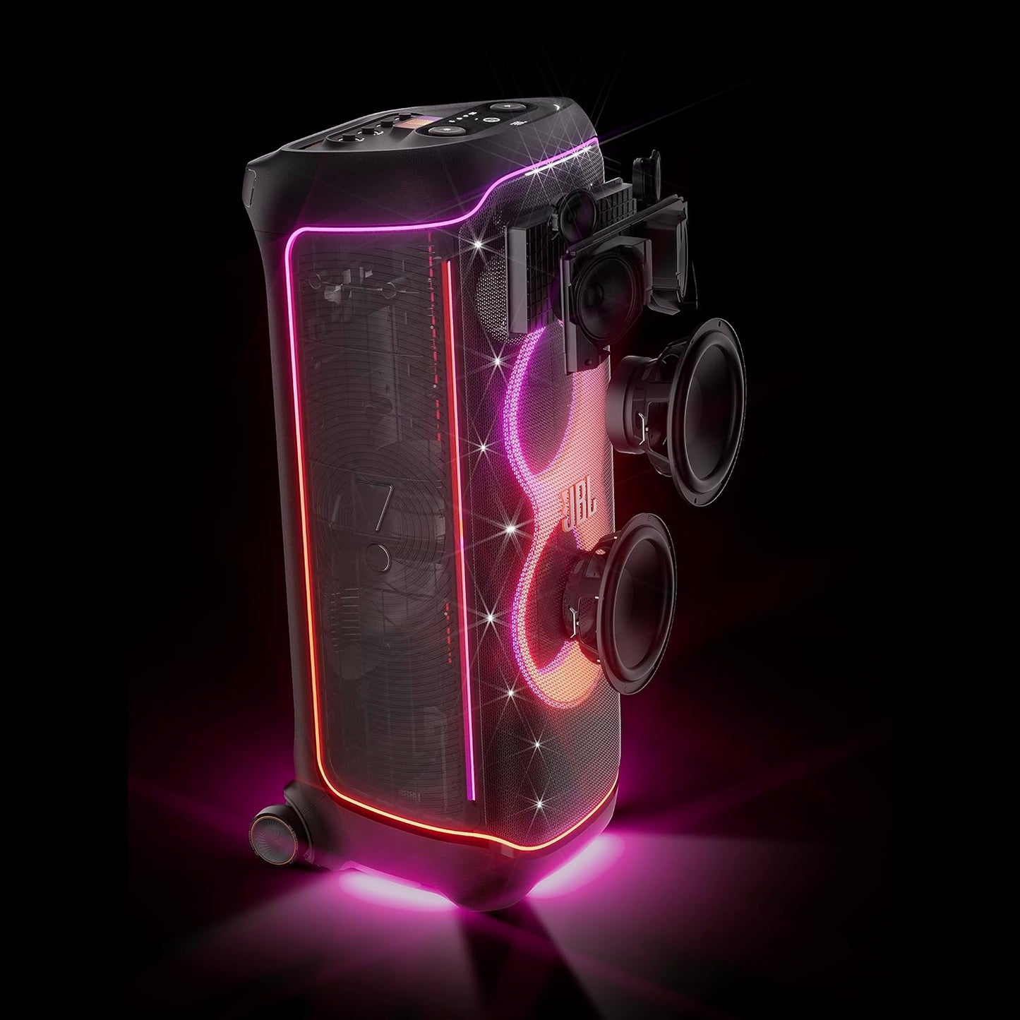 JBL PartyBox Ultimate Powered Bluetooth Speaker with Advanced Light Display, Apple AirPlay 2, and Chromecast Built - In - electronicsexpo.com - Bluetooth Speakers