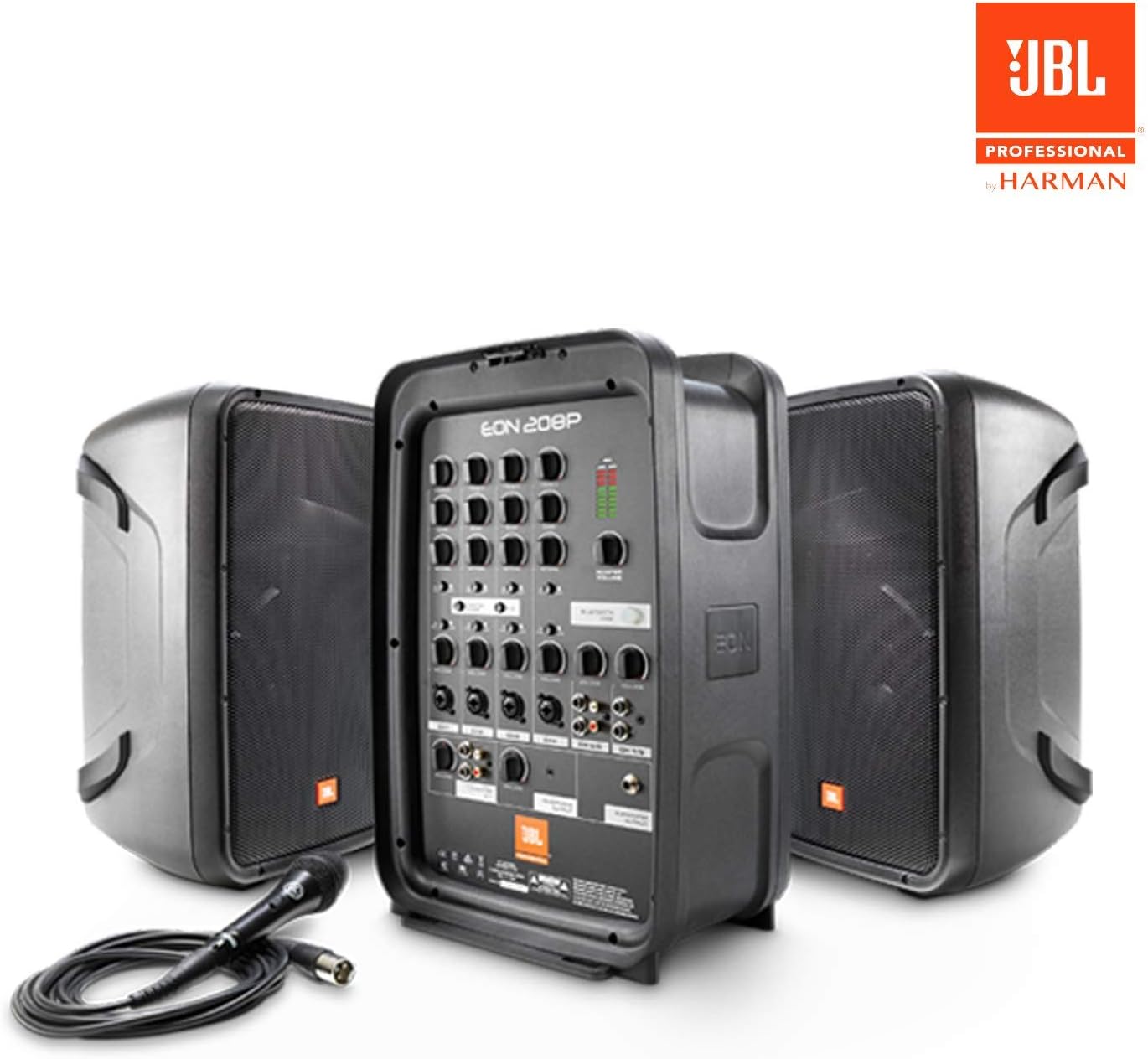 JBL Professional EON208P Portable All - in - One Dual Speaker, 2 - Way PA System - electronicsexpo.com - Speakers