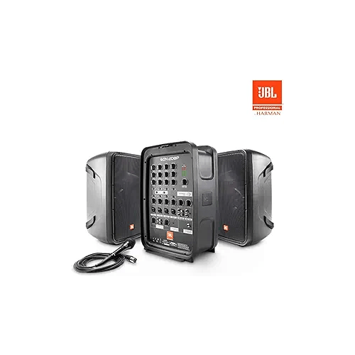 JBL Professional EON208P Portable All - in - One Dual Speaker, 2 - Way PA System - electronicsexpo.com - Speakers