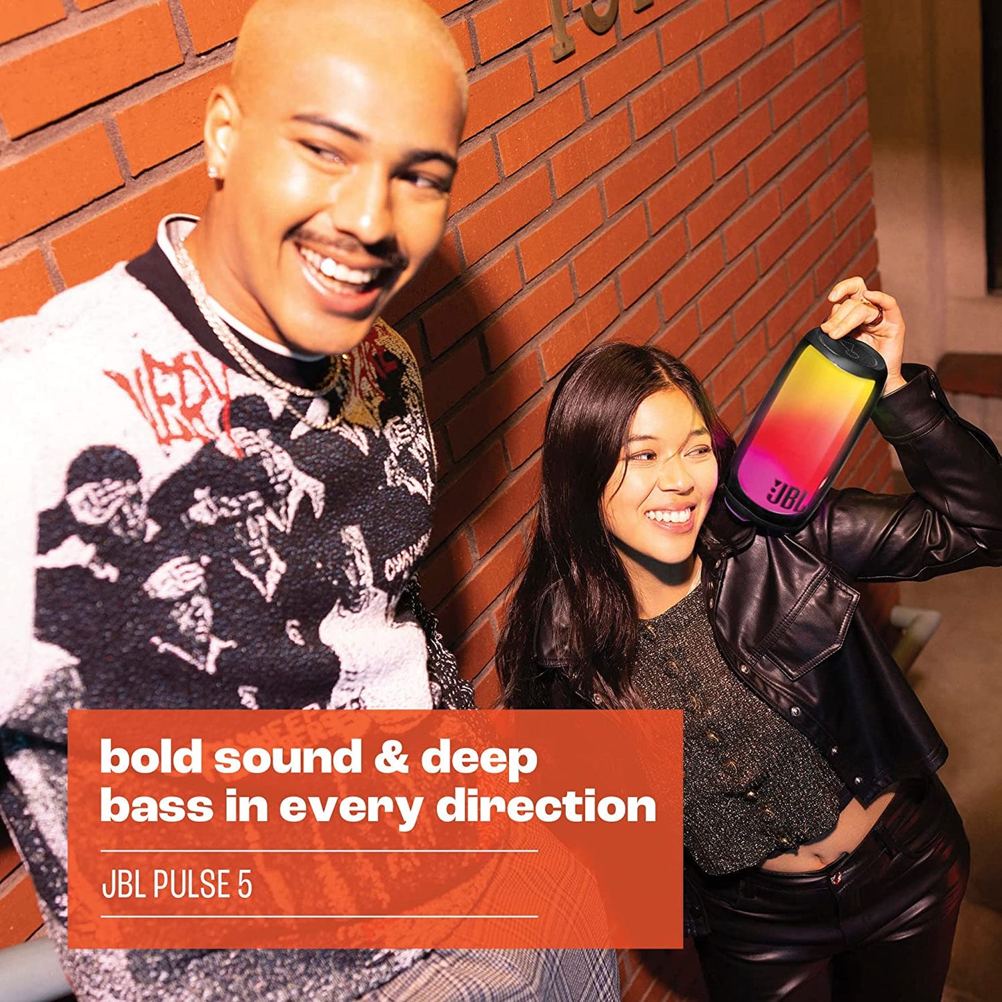 JBL Pulse 5 Portable Bluetooth Speaker with Dazzling Lights Original Pro Sound (Certified Refurbished) - electronicsexpo.com - Bluetooth Speakers