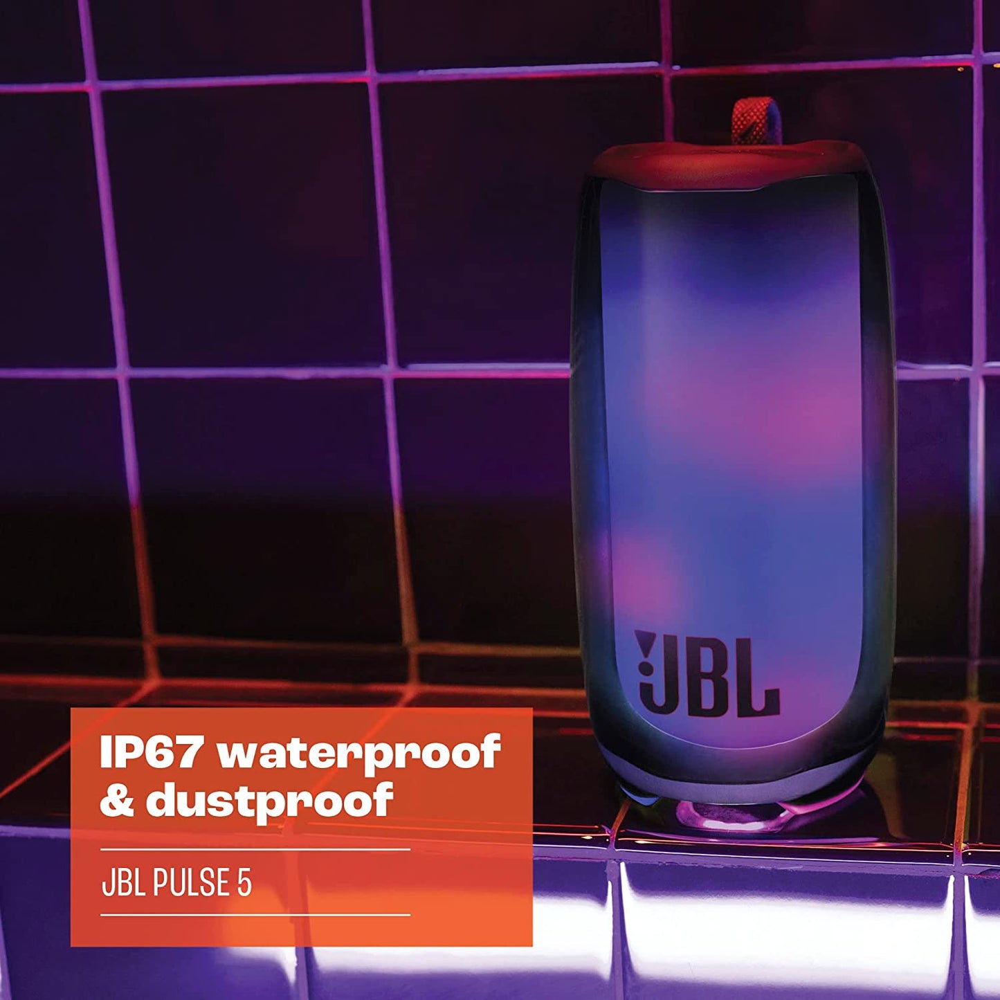 JBL Pulse 5 Portable Bluetooth Speaker with Dazzling Lights Original Pro Sound (Certified Refurbished) - electronicsexpo.com - Bluetooth Speakers
