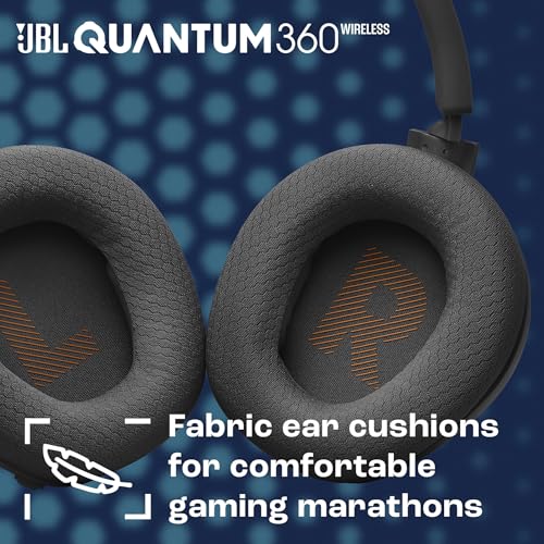 JBL Quantum 360X Wireless Over - Ear Gaming Headset with Detachable Boom Mic - electronicsexpo.com - Headphones
