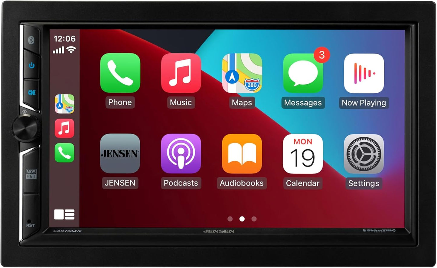 Jensen CAR714MW 7" Double - DIN Digital Multimedia Receiver - electronicsexpo.com - Car Stereo Receivers