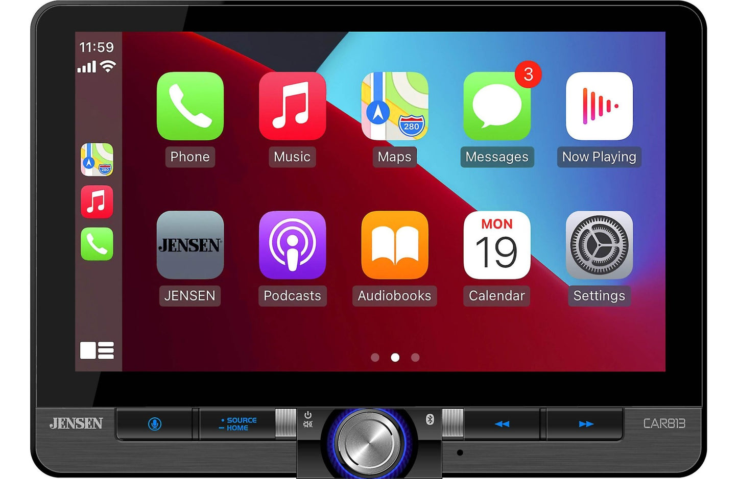 Jensen CAR813 Digital Multimedia Receiver (does not play discs) - electronicsexpo.com - Car Stereo Receivers