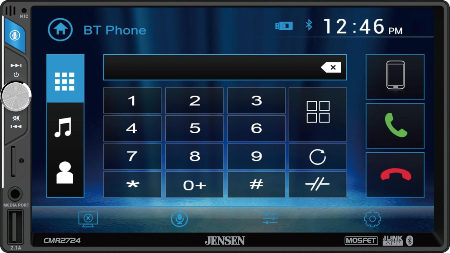 Jensen CMR2724 Digital Multimedia Receiver (does not play discs) - electronicsexpo.com - Car Stereo Receivers