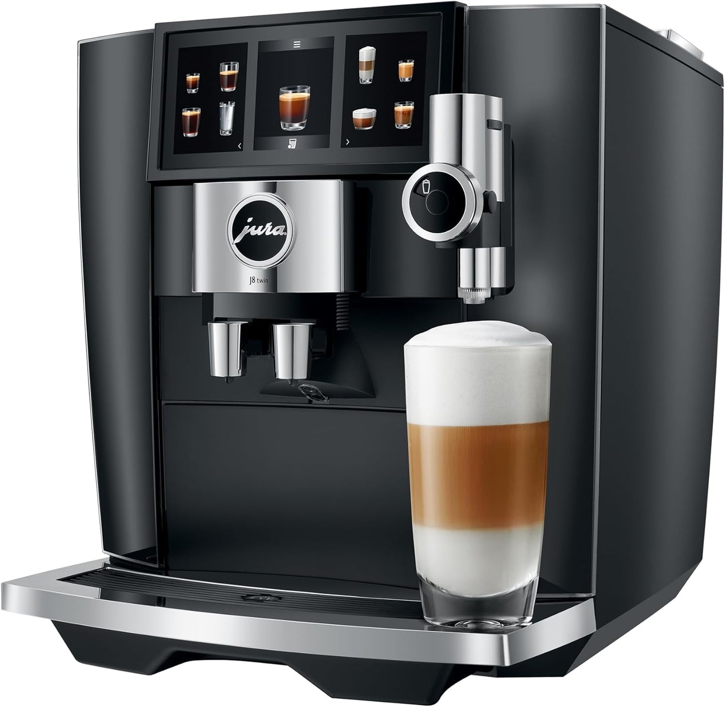 JURA J8 Twin 15658 Automatic Coffee Machine (Diamond Black) - electronicsexpo.com - Coffee Machines