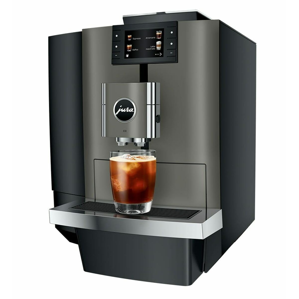 JURA Superautomatic Coffee Maker 15546 Black Steel 1450 W 15 Bar - electronicsexpo.com - Coffee Machines