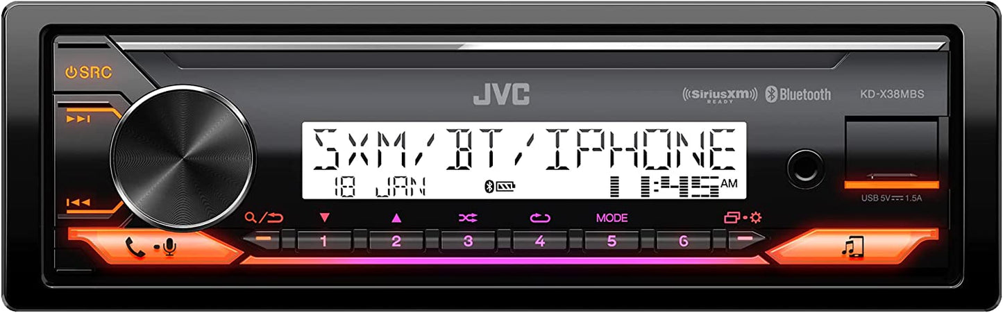 JVC KD - X38MBS Digital Media Receiver for Jeep, Powersports or Marine Applications (Does Not Play Discs) - electronicsexpo.com - Car Stereo Receivers