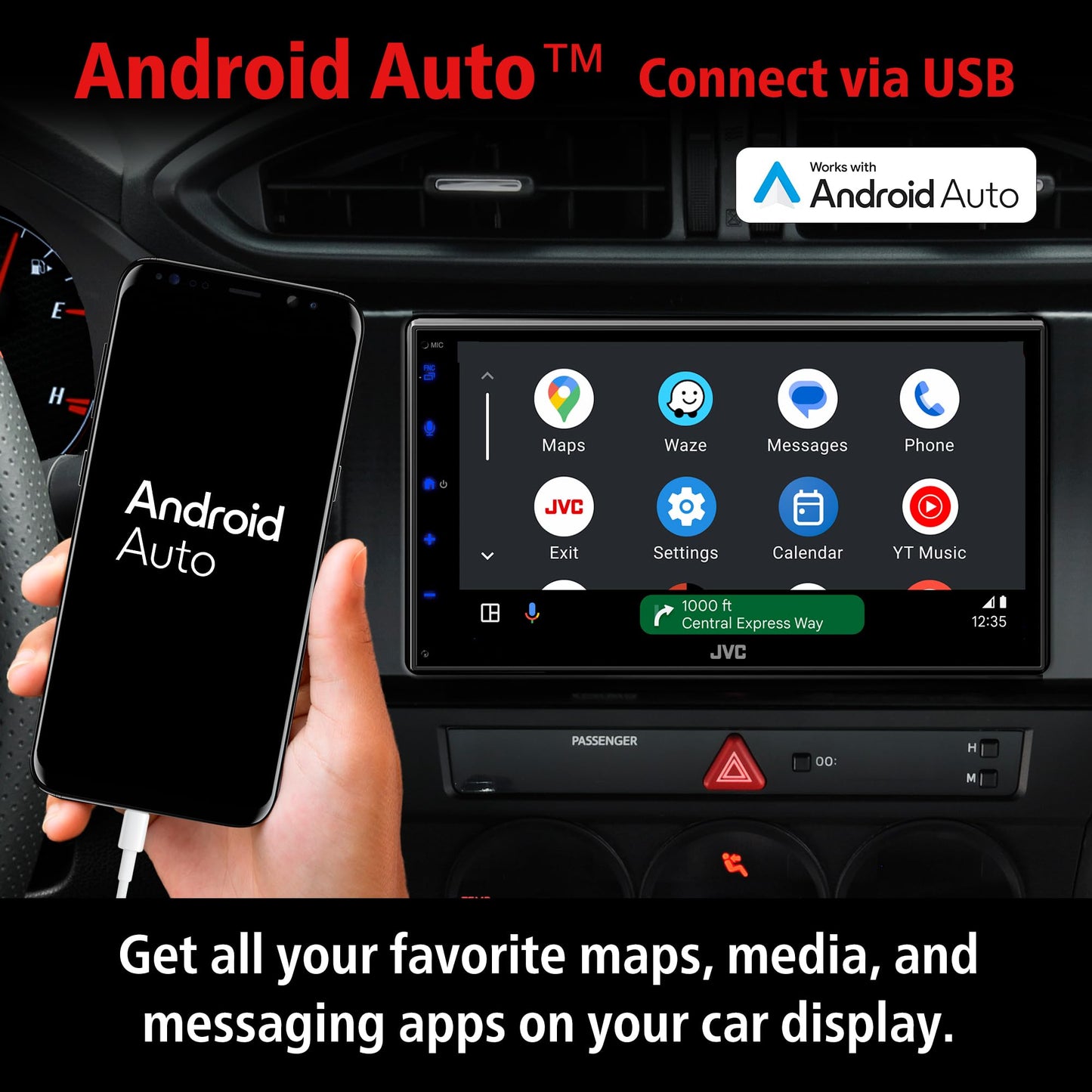 JVC KW - M590BT Single Din/Double Din Car Stereo Receiver - electronicsexpo.com - Car Stereo Receivers