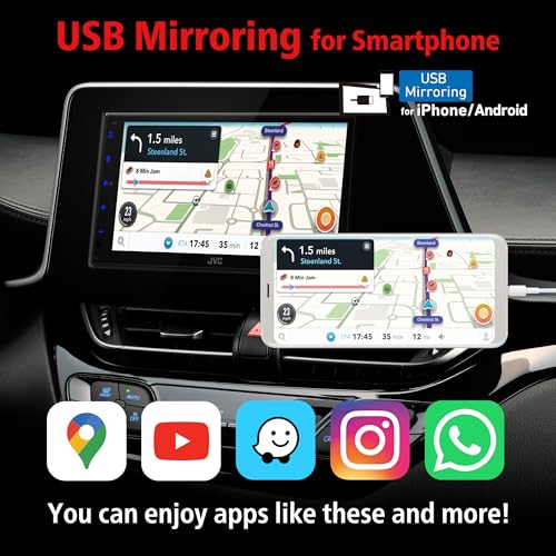 JVC KW - M595BT Single - Din Touchscreen Digital Car Stereo Receiver - electronicsexpo.com - Car Stereo Receivers