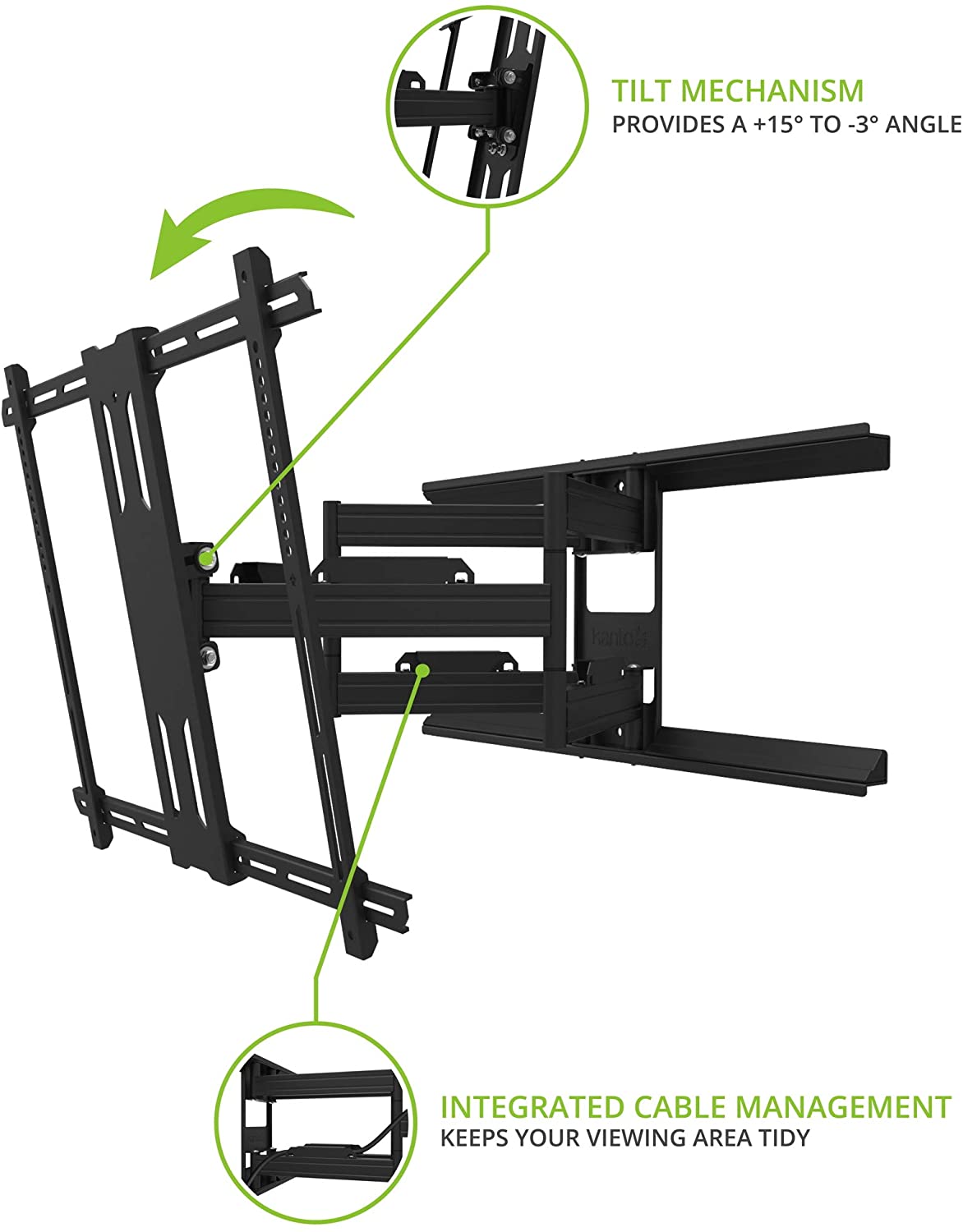 Kanto PDX700G Outdoor Full Motion Articulating Arms TV Wall Mount for 42" to 100" TVs - electronicsexpo.com - TV Wall Mounts