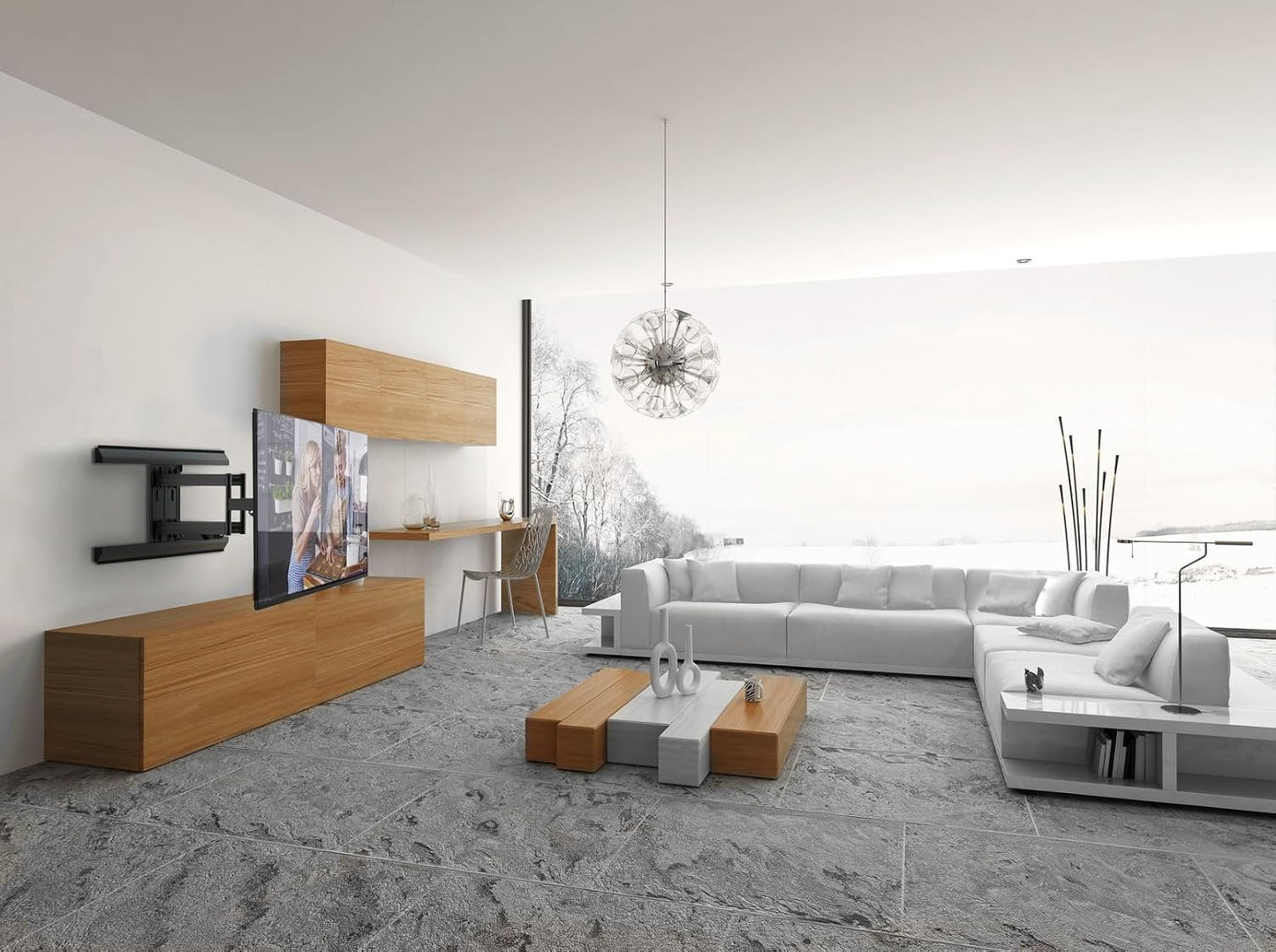 Kanto PMX680 Full - Motion Mount for TVs 39" - 80" - electronicsexpo.com - TV Wall Mounts