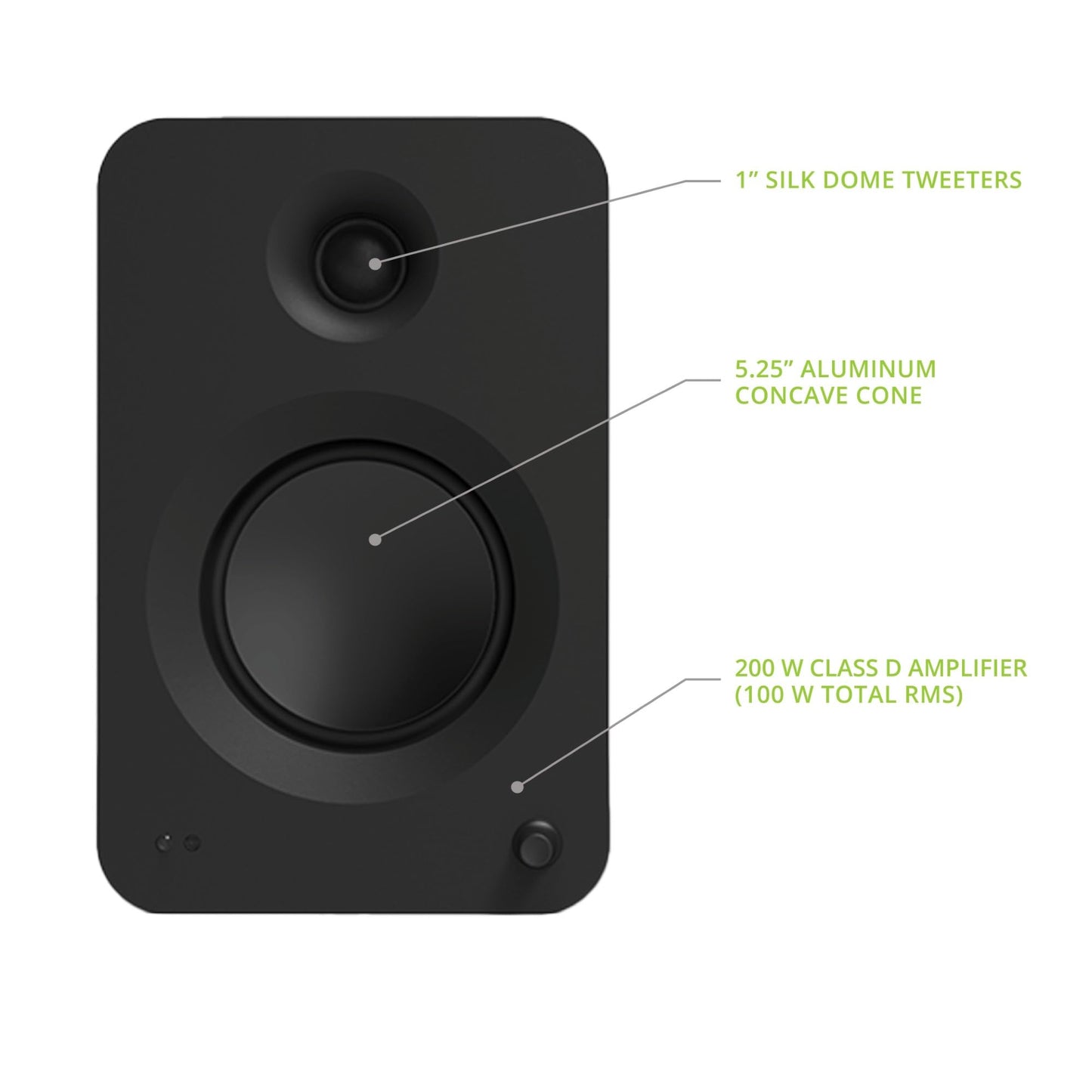 Kanto REN 200W Powered Speaker System with HDMI ARC Input for TV & Home Theater - electronicsexpo.com - Powered + PA Speakers