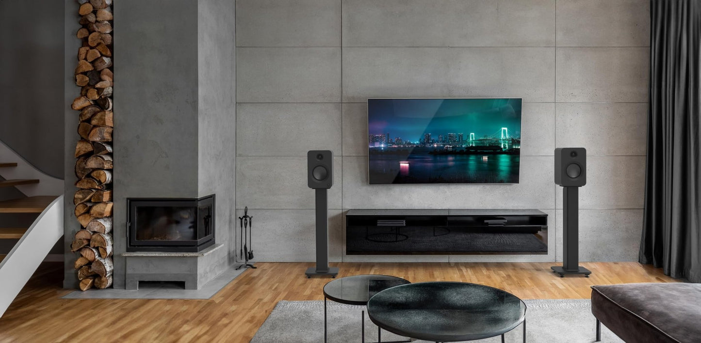 Kanto REN 200W Powered Speaker System with HDMI ARC Input for TV & Home Theater - electronicsexpo.com - Powered + PA Speakers