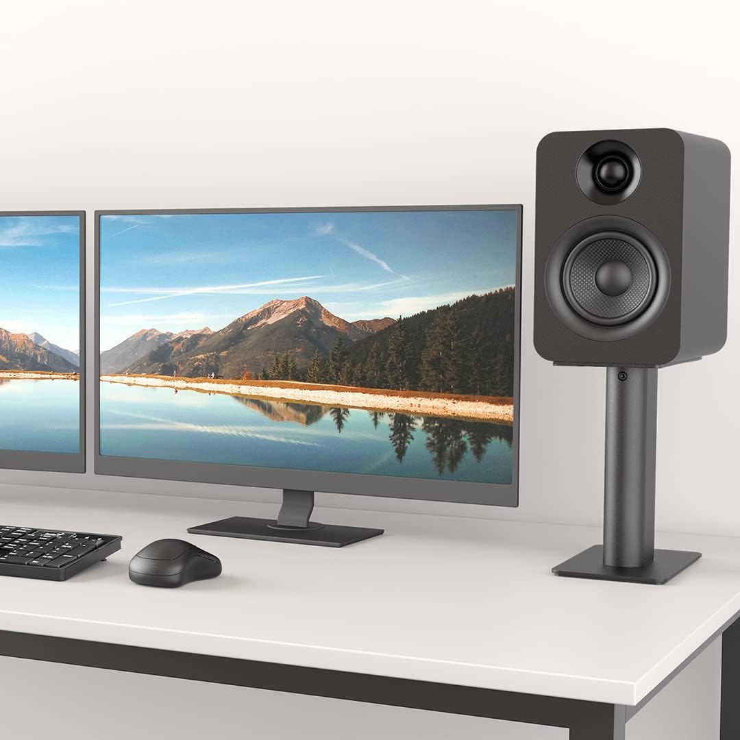 Kanto SP9 9" Desktop Speaker Stands (Pair) - electronicsexpo.com-Speaker Stands & A/V Racks