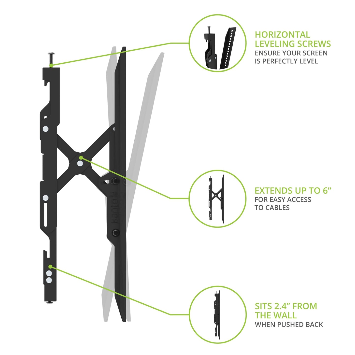 Kanto TE300 Advanced Extend and Tilting TV Wall Mount - electronicsexpo.com - TV Wall Mounts