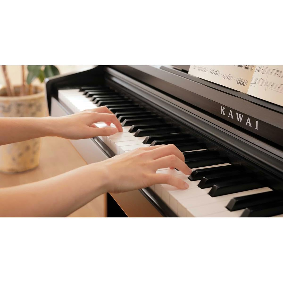 Kawai KDP120 Digital Home Piano (Satin Black) - electronicsexpo.com - Digital Pianos