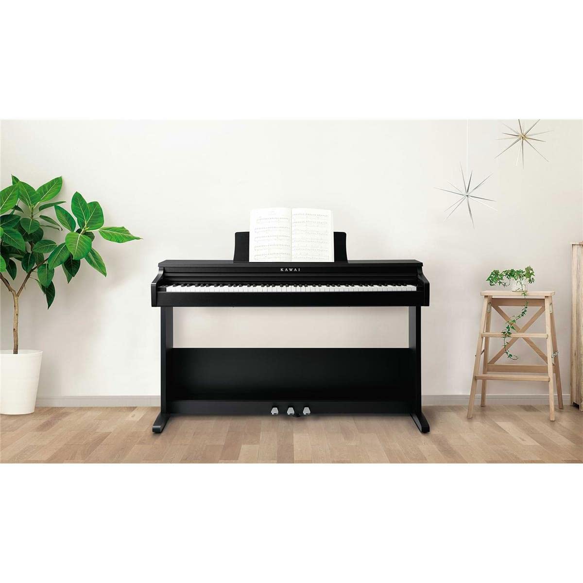 Kawai KDP75 Digital Home Piano (Embossed Black) - electronicsexpo.com - Digital Pianos