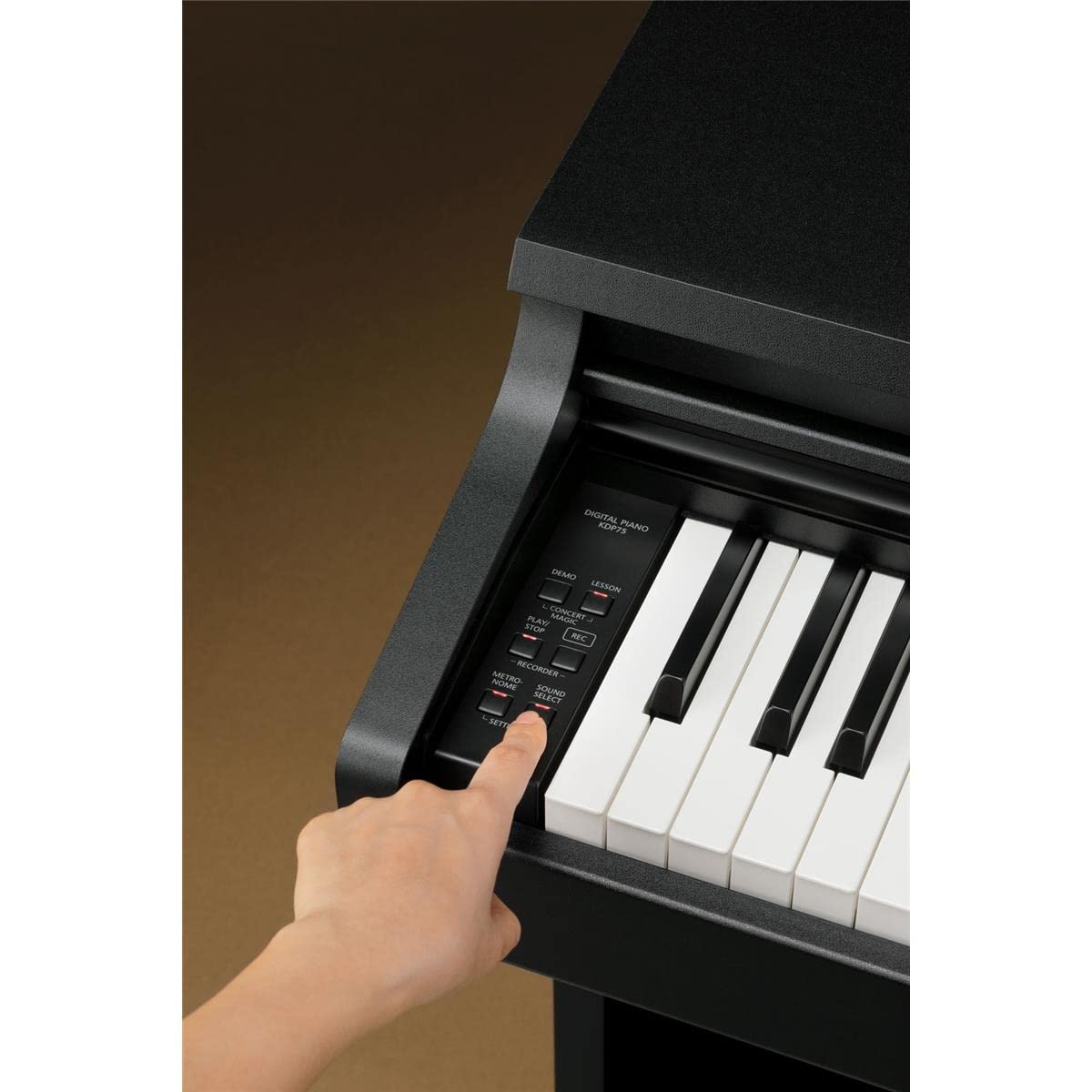 Kawai KDP75 Digital Home Piano (Embossed Black) - electronicsexpo.com - Digital Pianos
