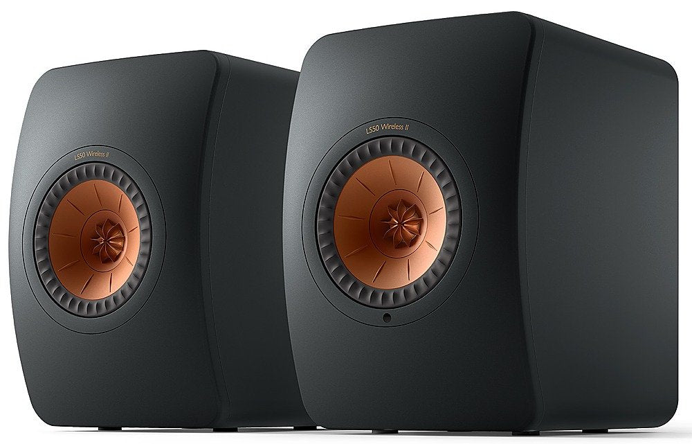 KEF LS50 Wireless II Powered Stereo Speakers With Wi - Fi, Bluetooth, and Apple AirPlay (Pair) - electronicsexpo.com - Powered Speakers