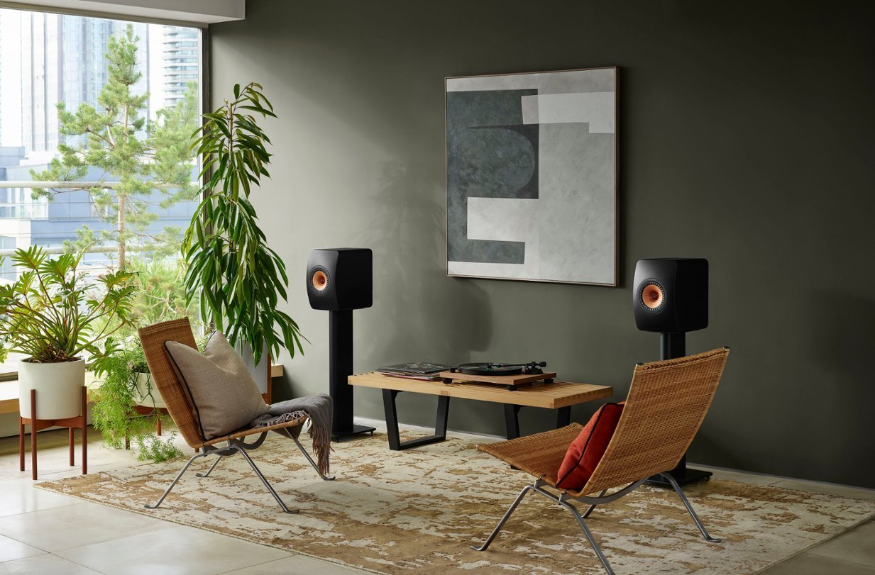 KEF LS50 Wireless II Powered Stereo Speakers With Wi - Fi, Bluetooth, and Apple AirPlay (Pair) - electronicsexpo.com - Powered Speakers
