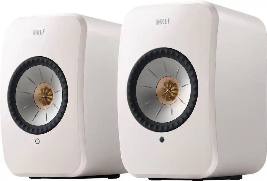 KEF LSX II Powered Speakers with Wi - Fi, Apple AirPlay 2, Google Cast, and Bluetooth Pair (Open Box) - electronicsexpo.com - Bookshelf Speakers
