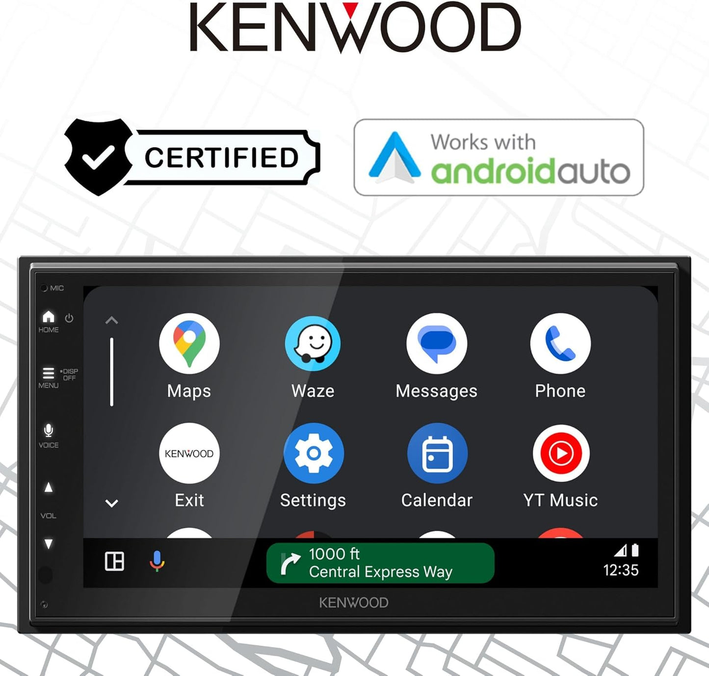 Kenwood DMX5710S 6.8" Capacitive Touchscreen Digital Multimedia Receiver - electronicsexpo.com - Car Stereo Receivers