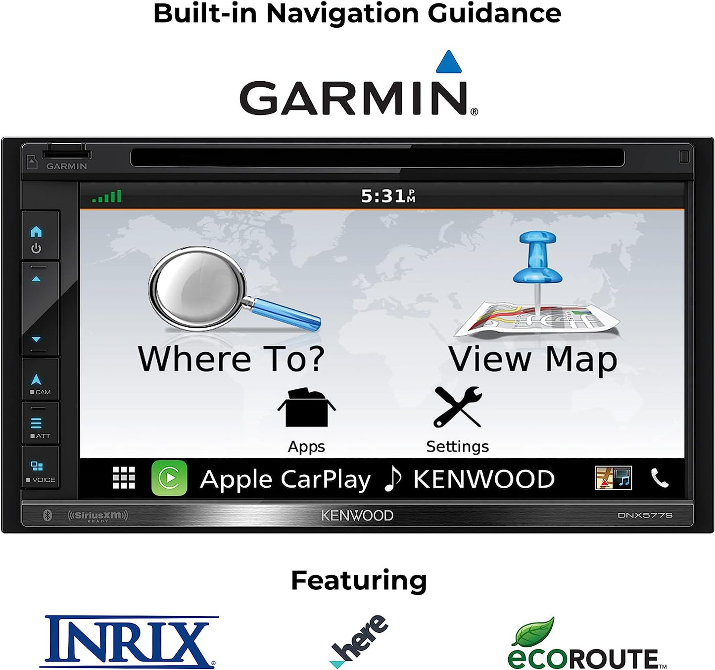 Kenwood DNX577S 6.8" Navigation Receiver - electronicsexpo.com - Car Stereo Receivers