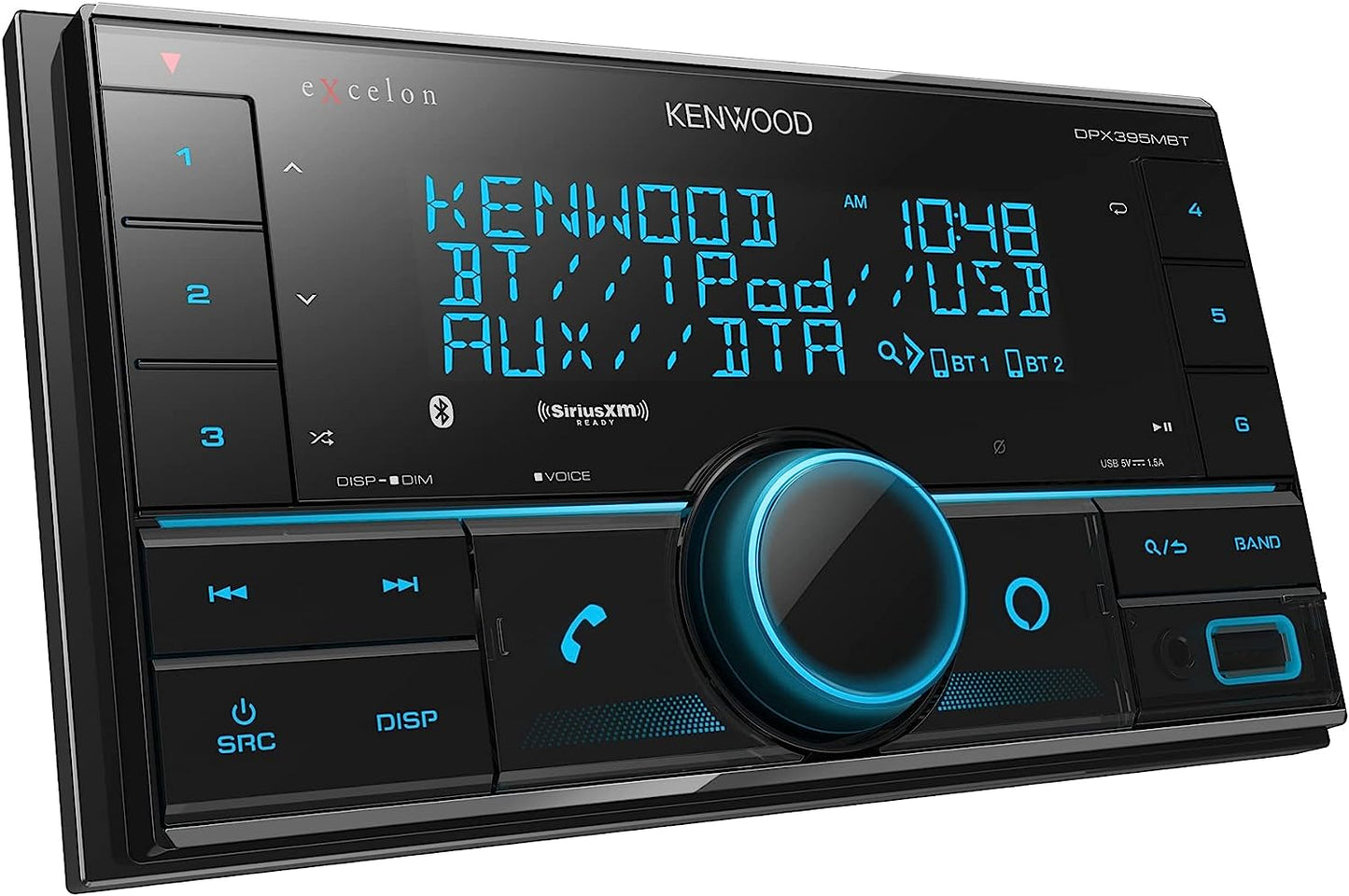 Kenwood DPX395MBT Double DIN In - Dash Digital Media Receiver - electronicsexpo.com - Car Stereo Receivers