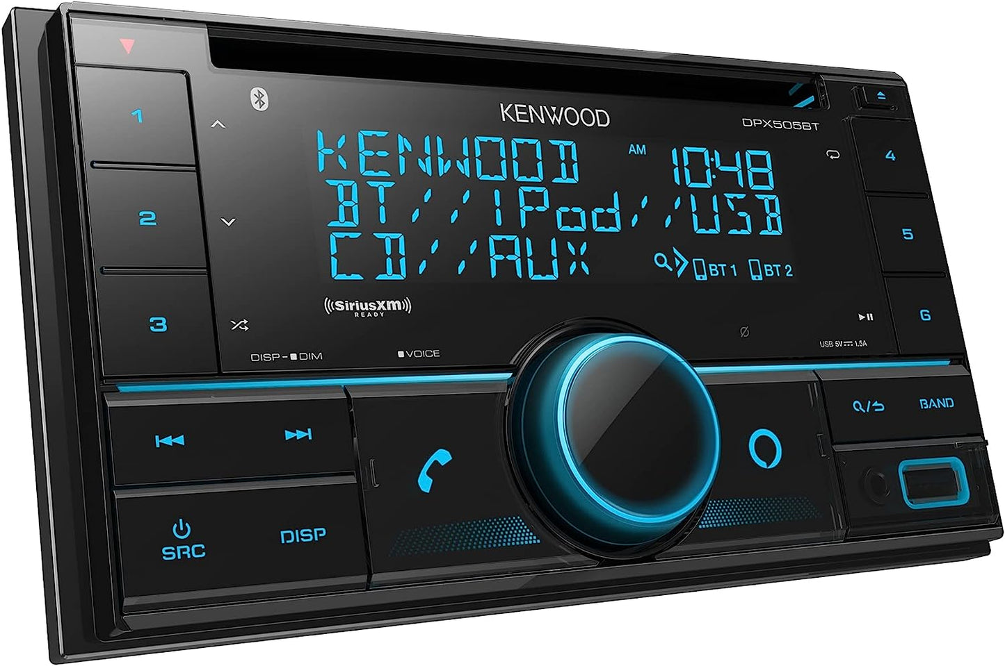 Kenwood DPX505BT Double DIN In - Dash CD Car Stereo Receiver - electronicsexpo.com - Car Stereo Receivers
