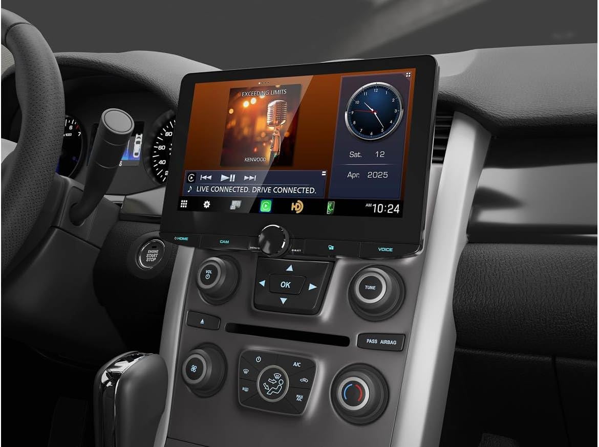 Kenwood Excelon DAX1050XR Direct Replacement Digital Multimedia Receiver with 10.1" Floating Touchscreen Display - electronicsexpo.com - Car Stereo Receivers