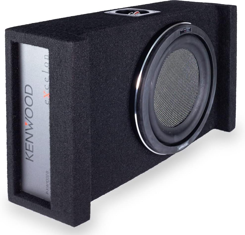 Kenwood Excelon P - XW1002B 10" Subwoofer with Sealed Down - Firing Enclosure - electronicsexpo.com - Car Subwoofers