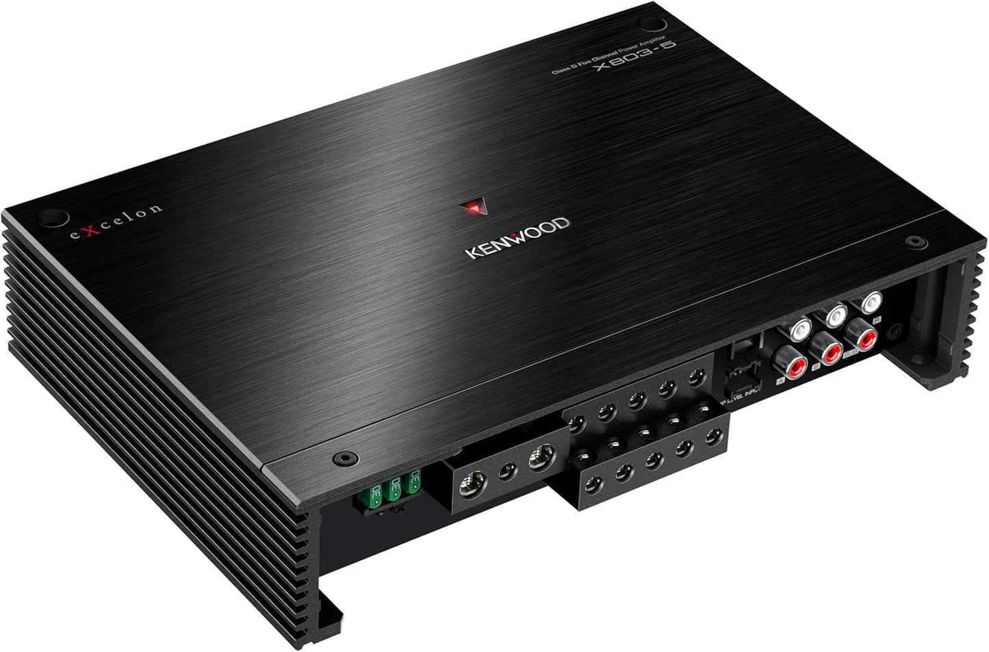 Kenwood Excelon X803 - 5 Class D 5 - Channel Power Amplifier (Open Box) - electronicsexpo.com - Car Amplifiers + Equalizers