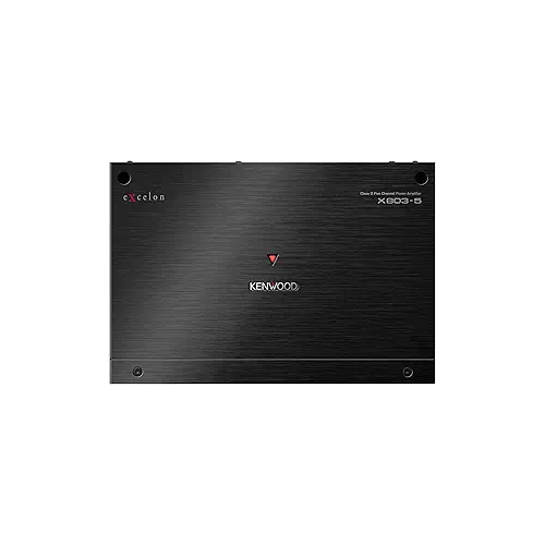 Kenwood Excelon X803 - 5 Class D 5 - Channel Power Amplifier (Open Box) - electronicsexpo.com - Car Amplifiers + Equalizers